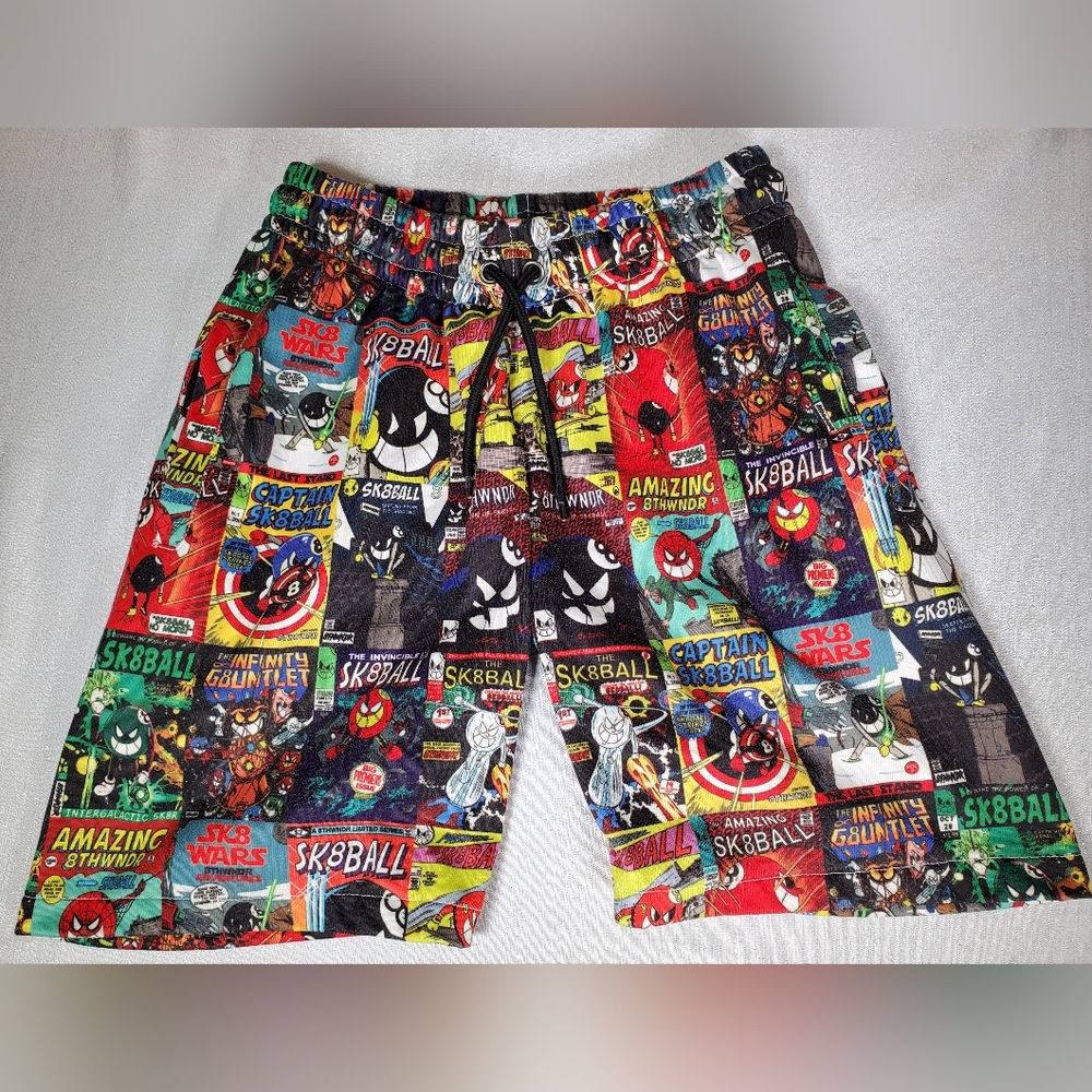 EUC 8THWNDR Comic Shorts Rare Men's Size S